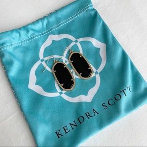 Kendra Scott Black Elle Earrings
